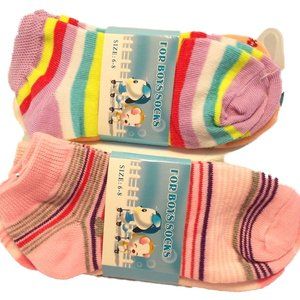 Cute Colorful Girls Anklets Socks Sz 6-8 NEW